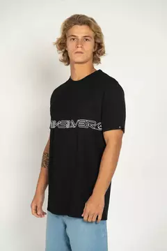 Camiseta Quiksilver M/C Word Block Preto 516394 na internet
