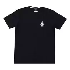Camiseta Juvenil Volcom Iconic Preta - 518853