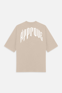 Camiseta Approve Oversized Beyound Lines Bege - 518863 - comprar online