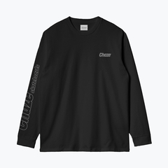 Camiseta Manga Longa Chaze Preta - 518679