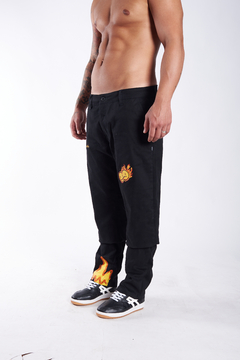 Calça Sarja Approve Doodle Preta - 518274 - comprar online