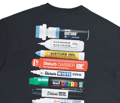 Camiseta Disturb Essential Markers Cinza - 518840 - Style Loja | Skate, surf & streetwear