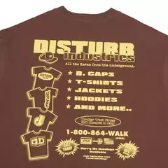 Camiseta Disturb Fly Market MARKET IN Brown - 519016 - Style Loja | Skate, surf & streetwear