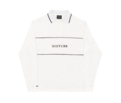 Camiseta Polo Manga Longa Disturb Front Off White - 518206 - comprar online
