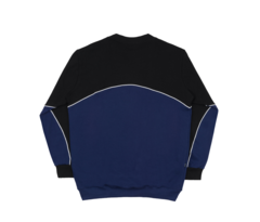 Moletom Disturb Em Arco De Contorno Em Preto/Azul - 518218 - loja online
