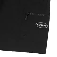 Bermuda Disturb Plain Cargo Nylon Black - 519018 na internet