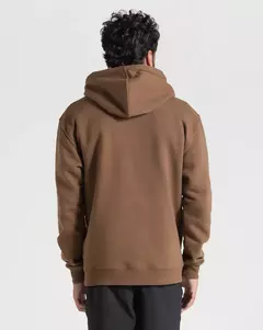 Moletom Volcom Canguru Single Stone Marrom na internet