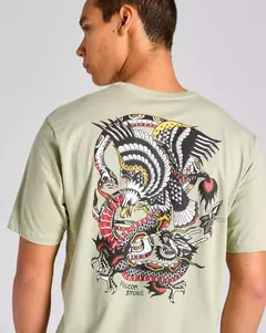 Camiseta Volcom Lintel Classic Verde Médio - 518812