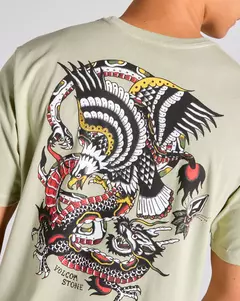 Camiseta Volcom Lintel Classic Verde Médio - 518812 na internet