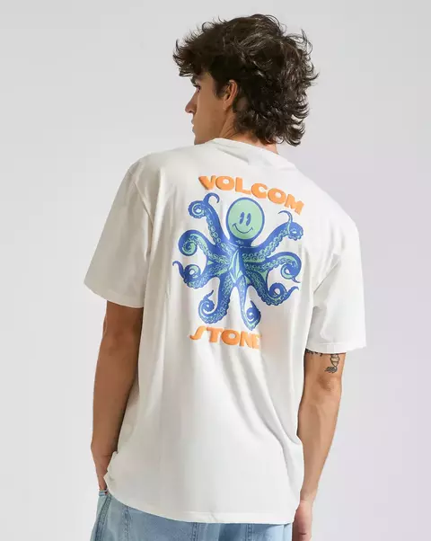 Camiseta Volcom Silk Octopie Off White - 518812