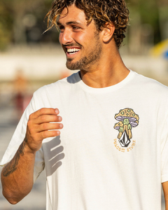 Camiseta Volcom Slim Psichike Off White - 518335