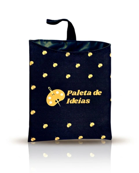 kit 10 peças Lixeira impermeável Personalizada | Brinde Corporativo Exclusivo com Sua Estampa