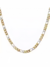 Corrente 3 em 1 mista prata e dourado, banhada a ouro 18k - comprar online
