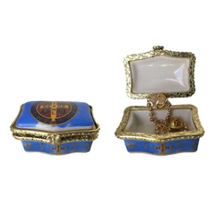 PORTA TERÇO OU JOIAS - PORCELANA - comprar online