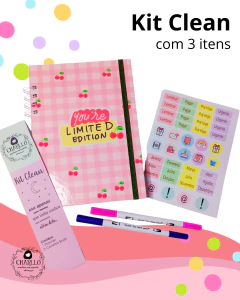 Kit Clean com Planner - 4 itens | LIMITED EDITION
