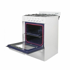Cocina Ceramic Blue Eskabe Q7 Blanca 57cm Multigas - comprar online