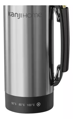 TERMO MATE KANJI DIGITAL SILVER 1L BOMBILLA+TAPA MATERA C/SELECTOR TEMP - Calcina Electrodomesticos