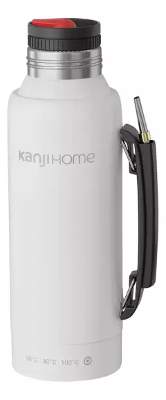 TERMO MATE KANJI DIGITAL BLANCO 1L BOMBILLA+TAPA MATERA C/SELECTOR TEMP en internet