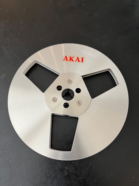 Carretel AKAI metal 7 polegadas original