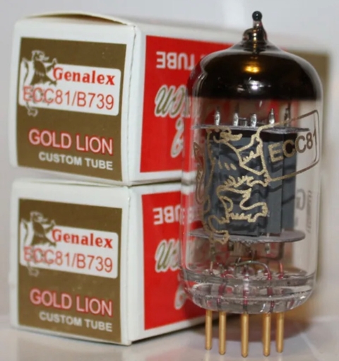 Par casado válvulas Genalex Gold Lion 12AT7 ECC81