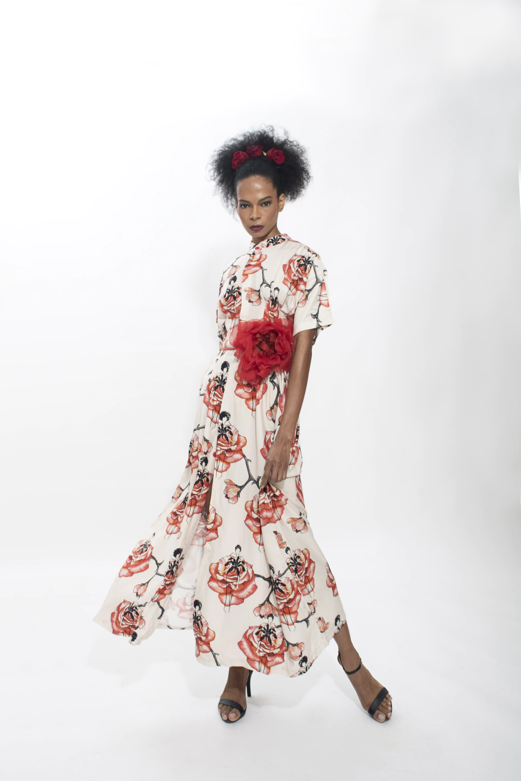 Vestido Rosa Mulher