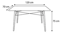 Mesa de Cristal modelo Oslo - Muebles Möblé Mesas y Sillas Tolix