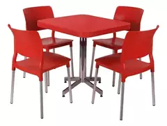 Comedor Alesia color Rojo