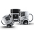 Caneca Automotiva Caminhão cinza
