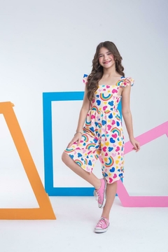 Macacão Corsário - Arco íris - comprar online