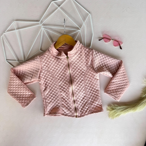 Jaqueta em Metalassê - Rosé