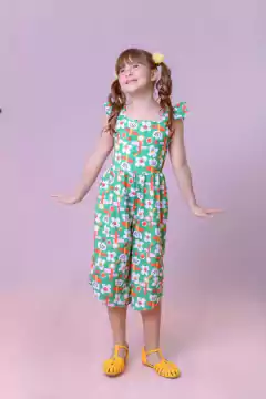 Macacão Pantacourt Jardim verde - comprar online