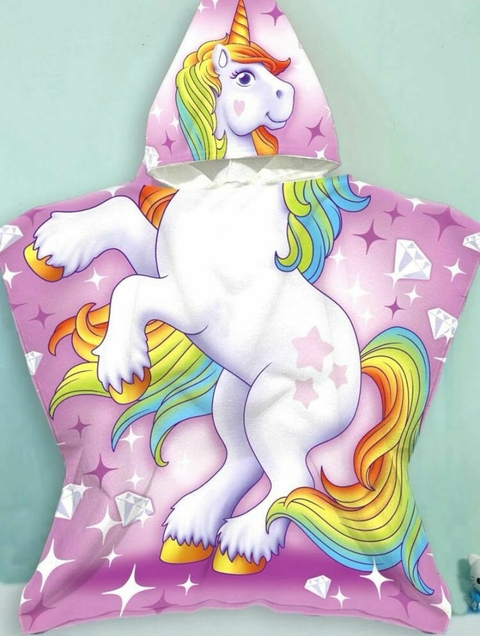 Toalha Poncho Unicórnio - comprar online