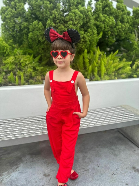 Macacão Petit vermelho