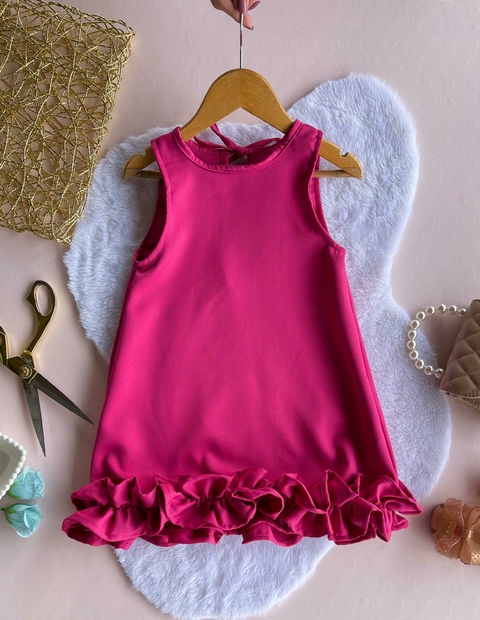 Vestido Boneca - Fuschia