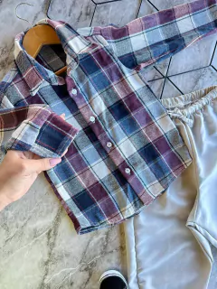 Camisa Flanelada Xadrez - Ello de Mamãe