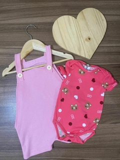 Jardineira Baby com Body