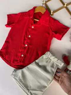 Conjunto vermelho clássico - comprar online