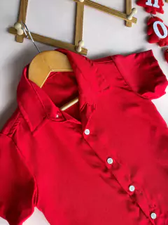 Conjunto vermelho clássico - Ello de Mamãe
