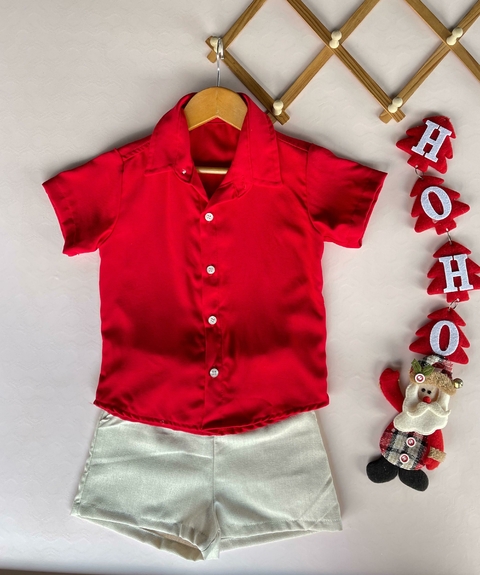 Conjunto vermelho clássico