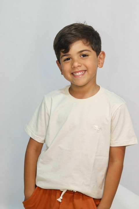 Camiseta malha menegotti - Off White