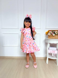 Vestido Alexa - Acompanha Laço