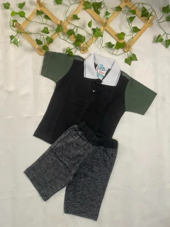 Conjunto infantil Gola Pólo