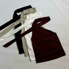 TOP LYCRA PARA ATAR AL CUELLO