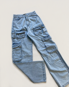 JEAN WIDE LEG CARGO