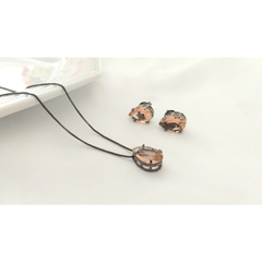 Conjunto gota cristal - Claudia Bello