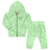 CONJUNTO PELINHO FLEECE COM CAPUZ VERDE TAM P-M-G LIVY