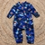 MACACÃO EM MICROSOFT ESTAMPADO BICHINHO ASTRONAUTA P AO 03 DUZIZO