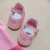SAPATILHA BEBÊ TRÊS CORAÇÃO ROSA BEBÊ KETO