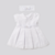 VESTIDO BATIZADO LEZIE BORDADO MANGA CURTA (C/ FAIXA DE CABELO)