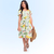 VESTIDO EM MALHA FLORENCE COQUEIROS NEON FAKINI